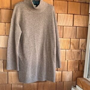 Sezane Taupe Turtleneck Sweater - M